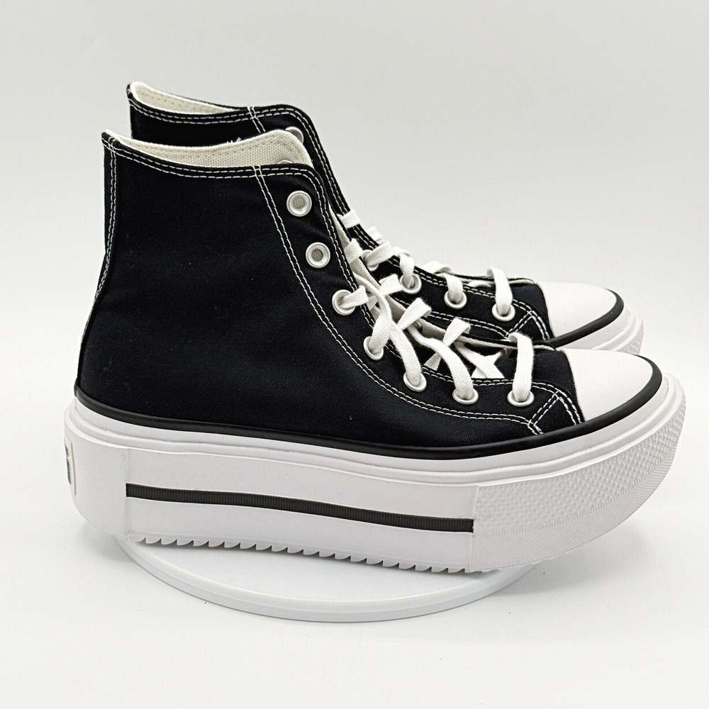 Converse Chuck Taylor All Star Lift Double Stack High Black / Size 6 Womens